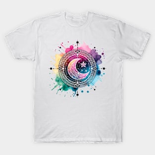 Celestial Moon Art T-Shirt